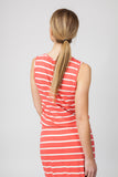 STRIPED MAXI- WATERMELON/CREAM - Sha-de
 - 4