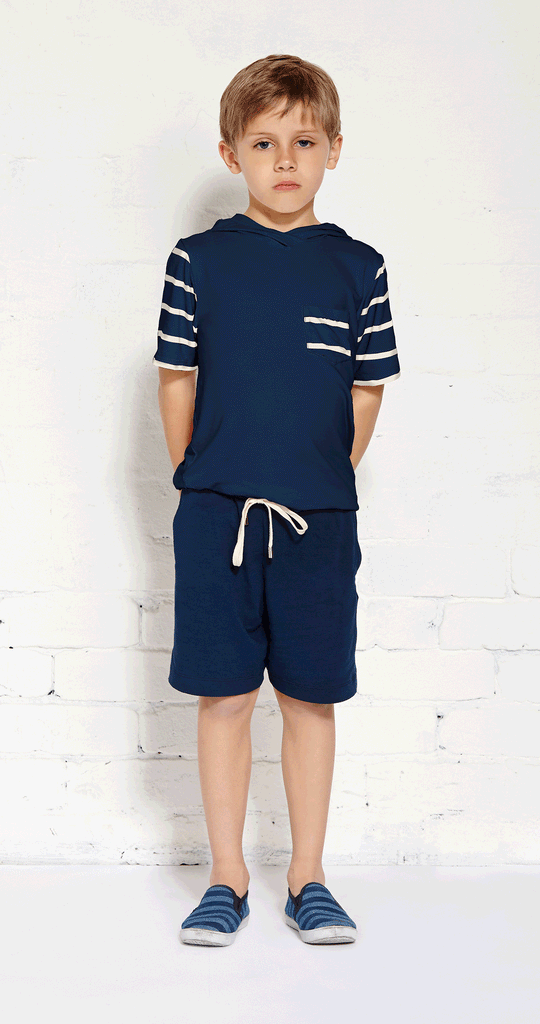 COPS AND ROBBER SHORT- INDIGO - Sha-de
- 1