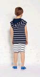 COPS AND ROBBER SHORT- CREAM/ INDIGO - Sha-de
- 3